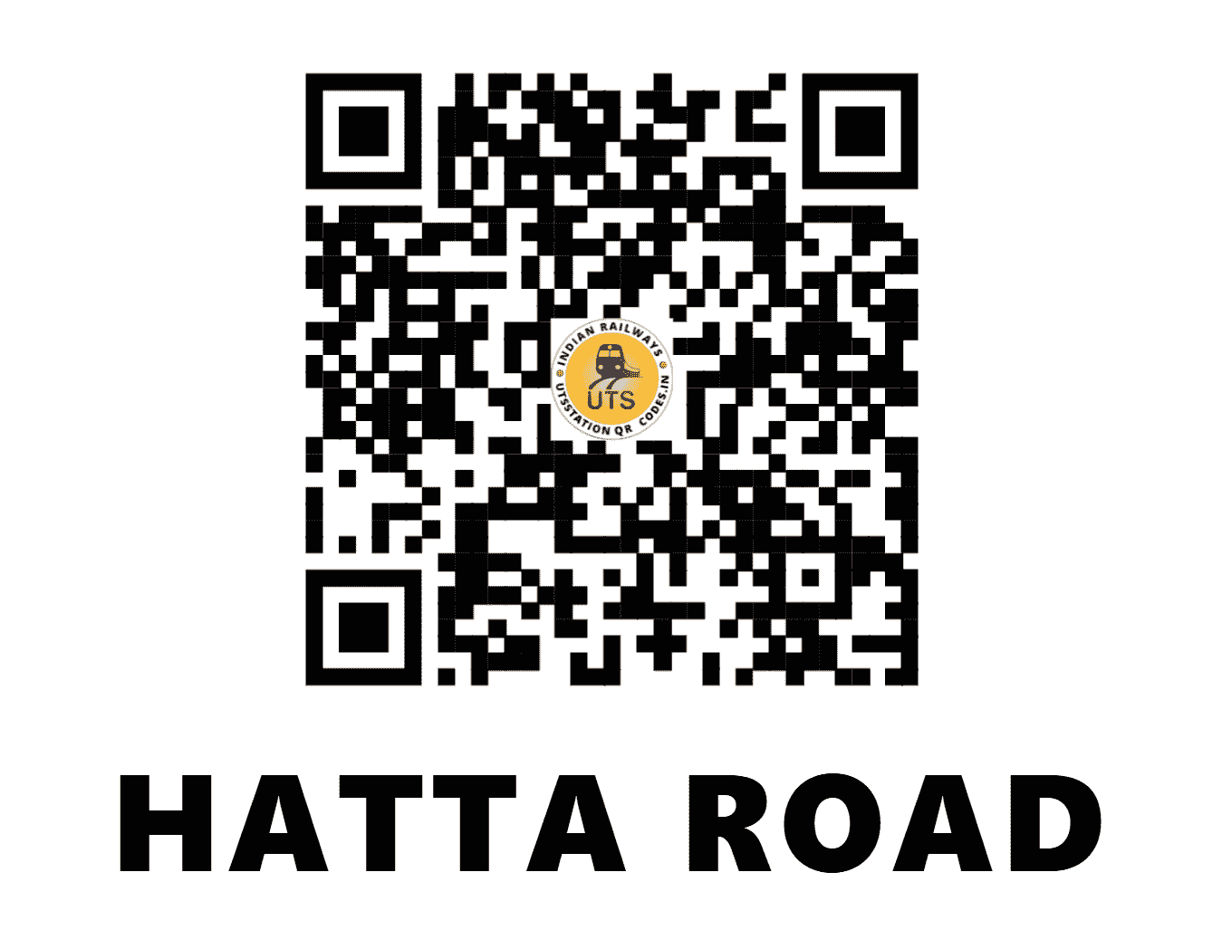 UTS QR Code for HATTA ROAD - HTT (SB - MADHYA PRADESH)
